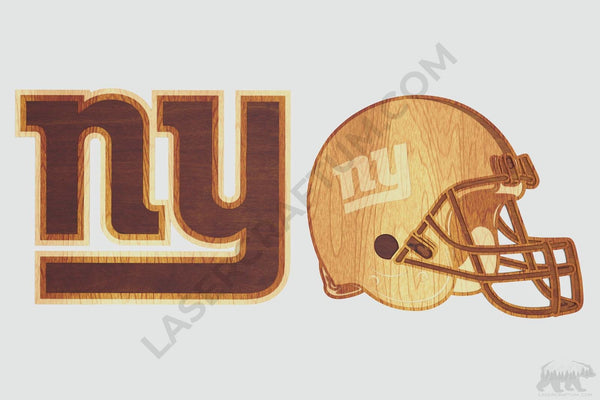 New York Giants Layered Design for cutting