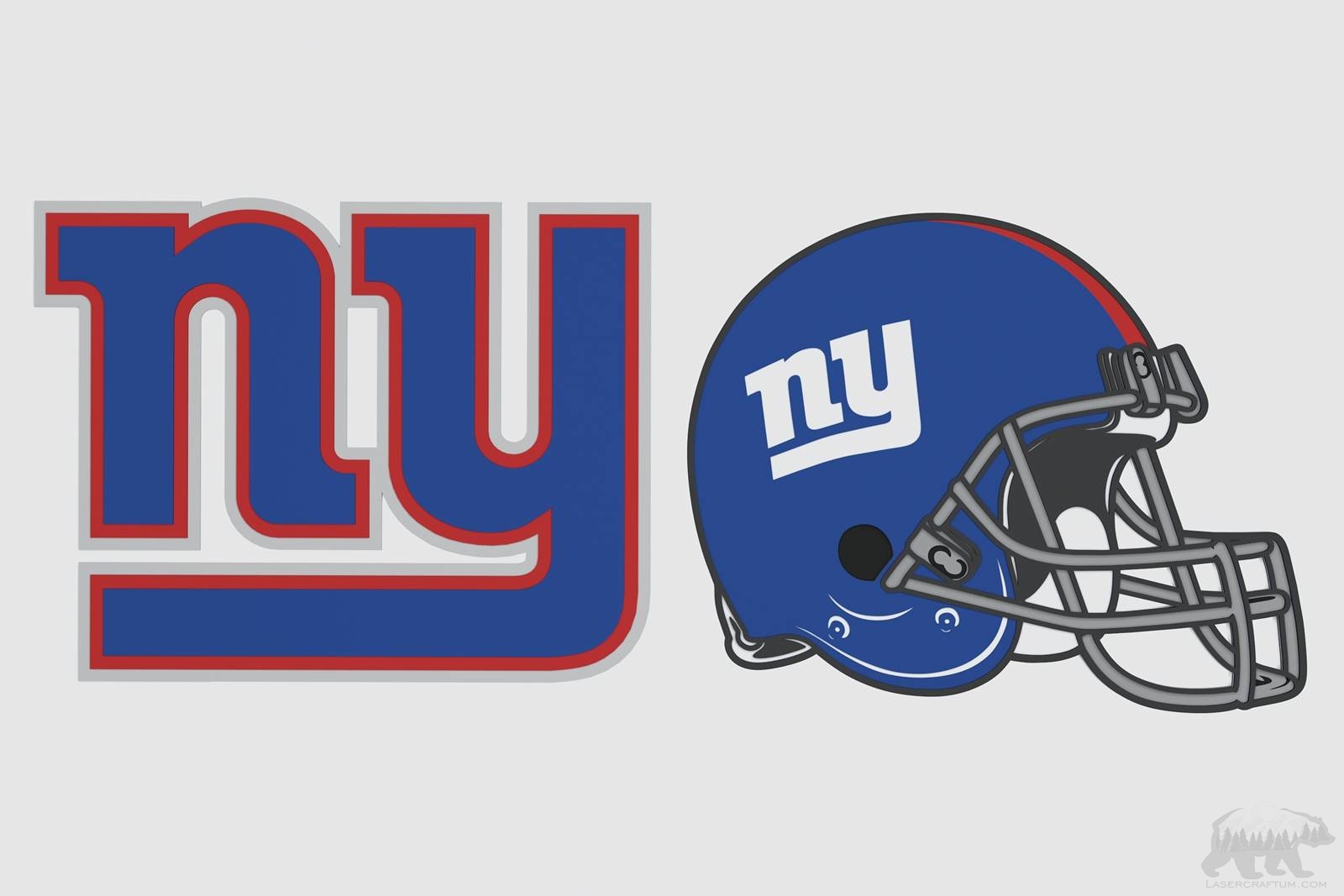 New York Giants Layered Design for cutting
