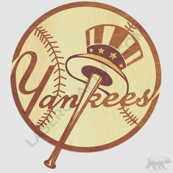 New York Yankees Layered Design for cutting