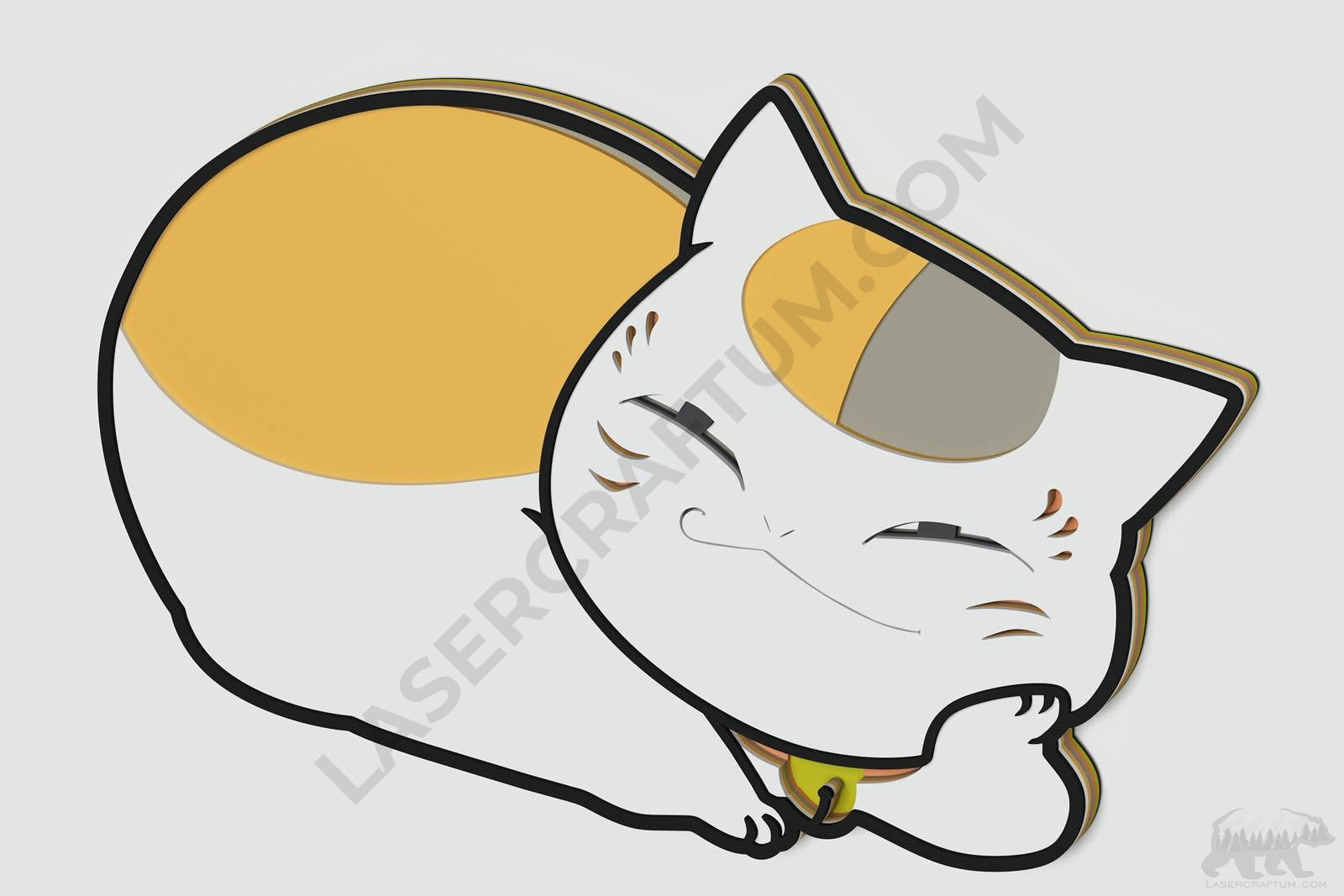 nyanko-sensei-cat-layered-