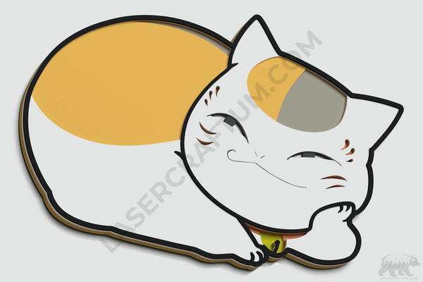 Nyanko-Sensei Cat Layered Design for cutting