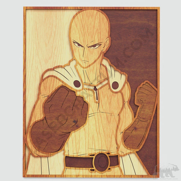 One-Punch Man Layered Design for cutting