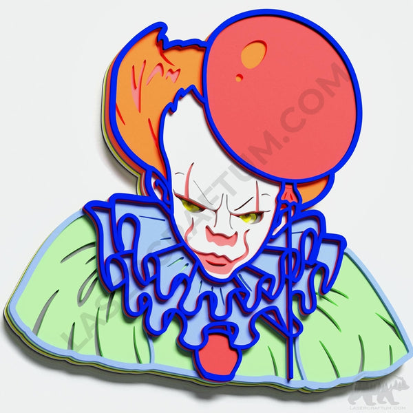 Pennywise Layered Design for cutting
