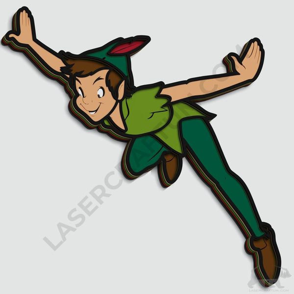 Peter Pan Layered Design for cutting
