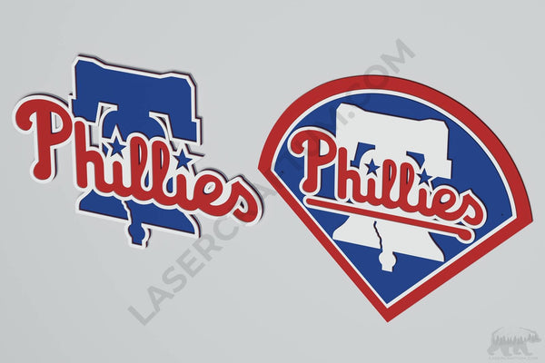 Philadelphia Phillies Layered Design for cutting