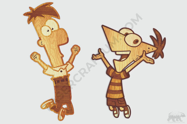 Phineas and Ferb Layered Design for cutting