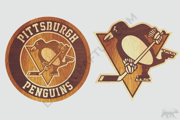 Pittsburgh Penguins Layered Design for cutting