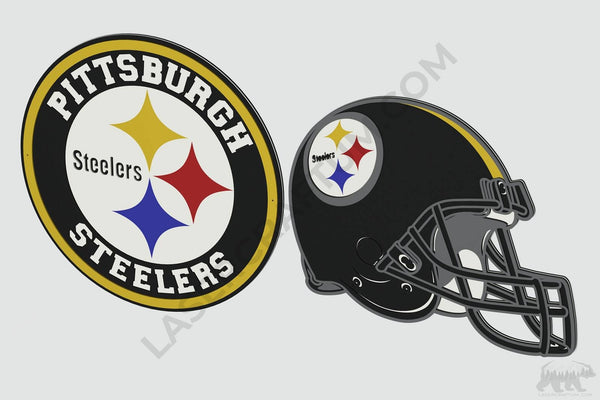 Pittsburgh Steelers Layered Design for cutting