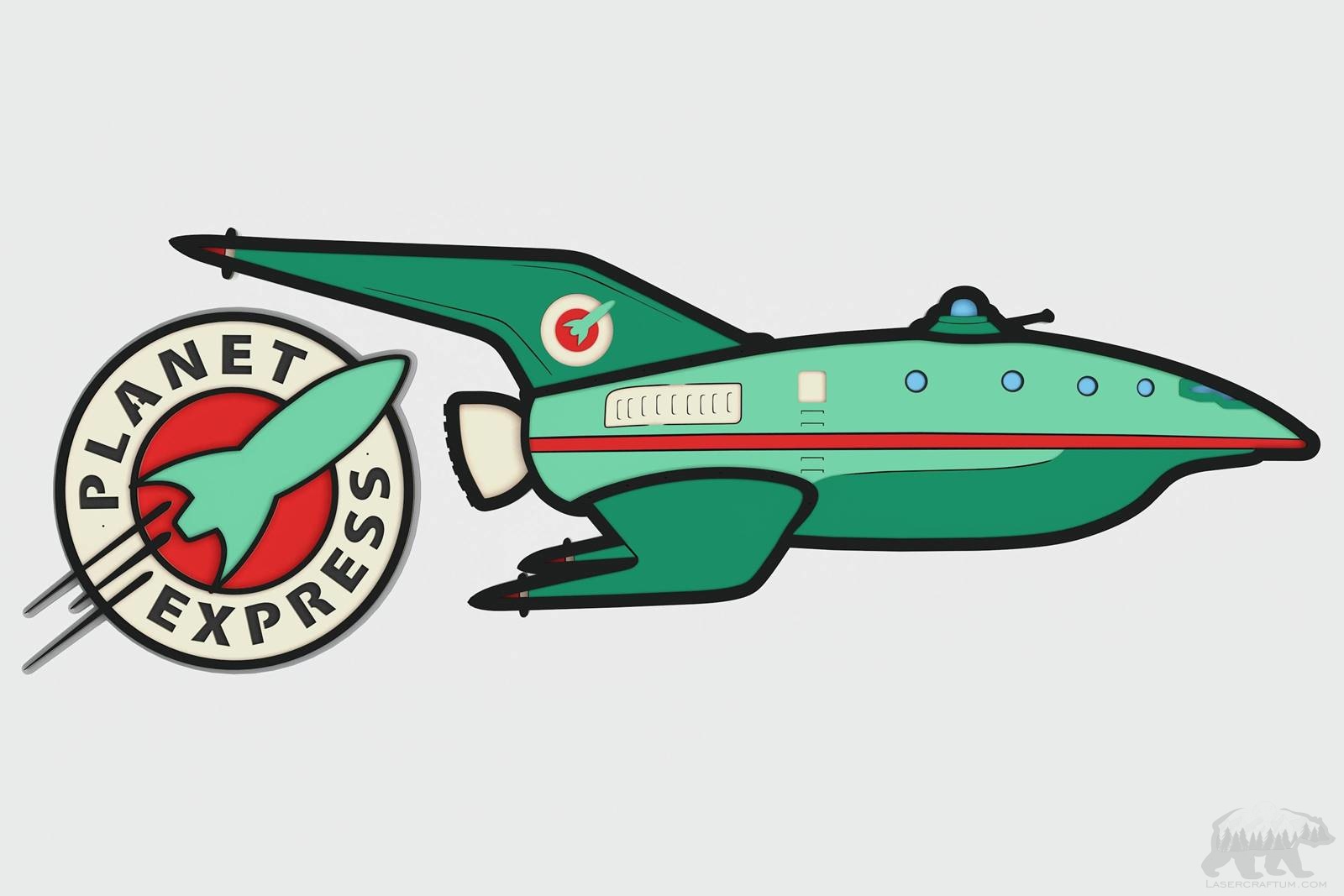 Planet Express Layered Design for cutting