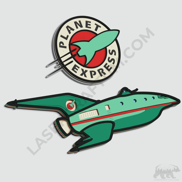 Planet Express Layered Design for cutting