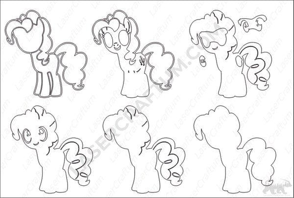 Pony v6 Layered Design for cutting