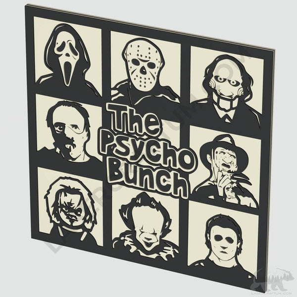 Psycho Bunch Layered Design for cutting
