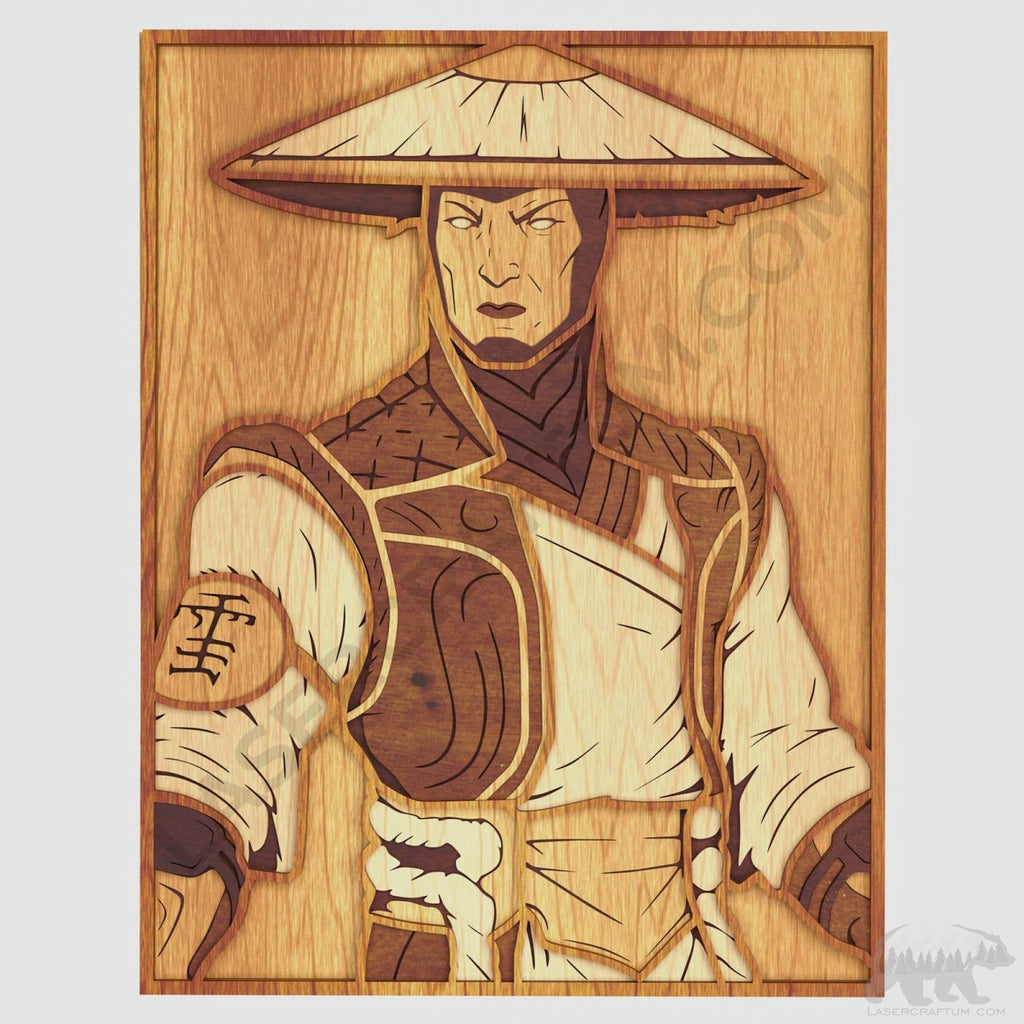 New Raiden Design Raiden Layered Design for cutting - LaserCraftum