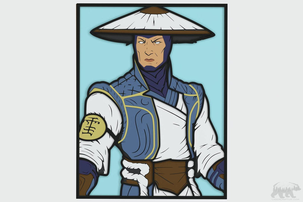 New Raiden Design Raiden Layered Design for cutting - LaserCraftum