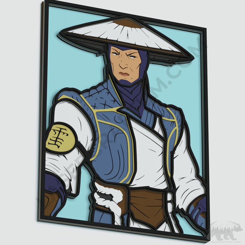 New Raiden Design Raiden Layered Design for cutting - LaserCraftum