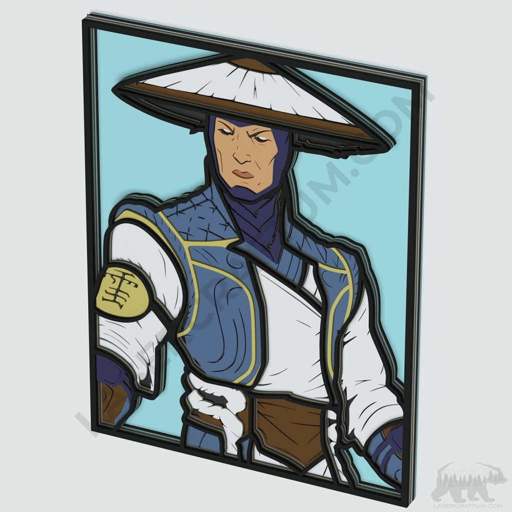 New Raiden Design Raiden Layered Design for cutting - LaserCraftum