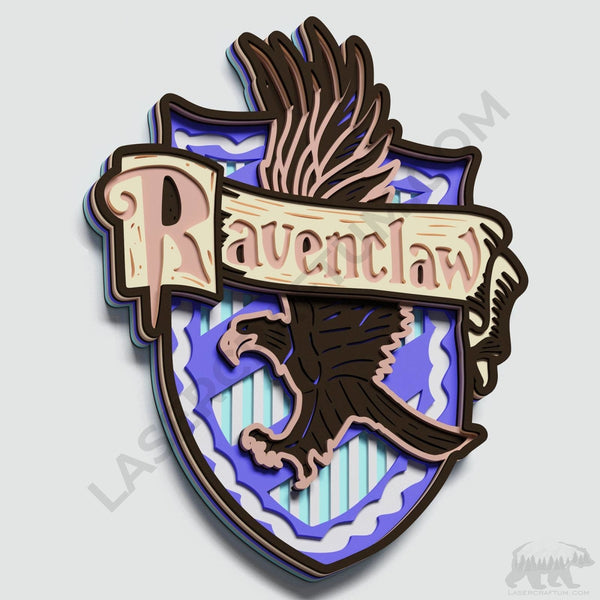 Ravenclaw Crest Layered Design for cutting