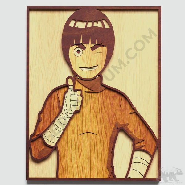Rock Lee Layered Design for cutting