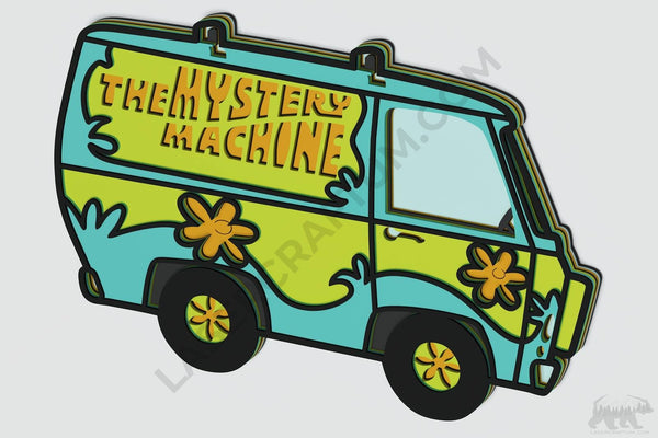 Scooby Doo Bus Layered Design for cutting
