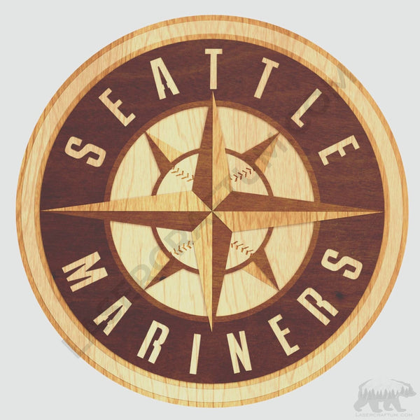 Seattle Mariners Layered Design for cutting