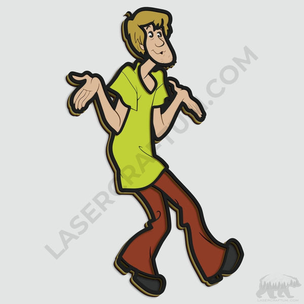 Shaggy Rogers Layered Design for cutting