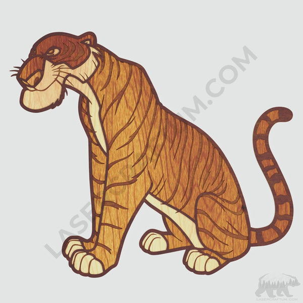 Sher Khan Layered Design for cutting