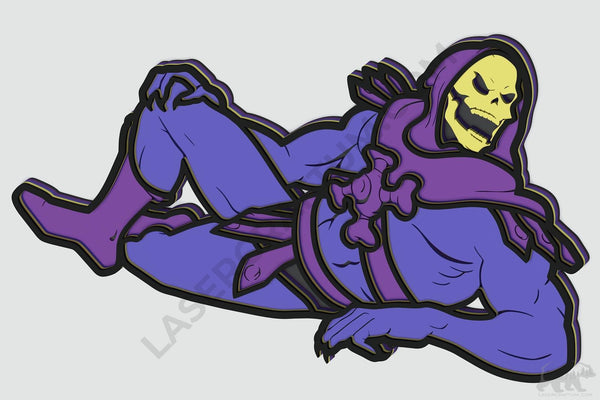 Skeletor v2 Layered Design for cutting