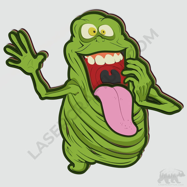 Slimer (Ghostbusters) Layered Design for cutting