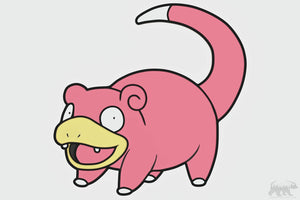 Slowpoke Pokemon Layered Design for cutting