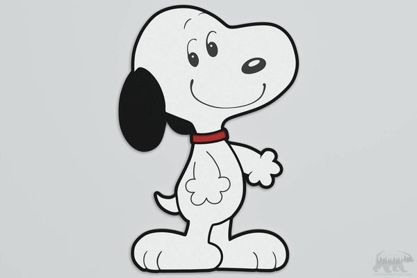 Snoopy Layered Design for cutting