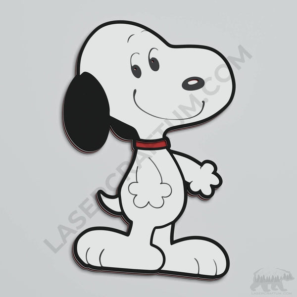 Snoopy Layered Design for cutting