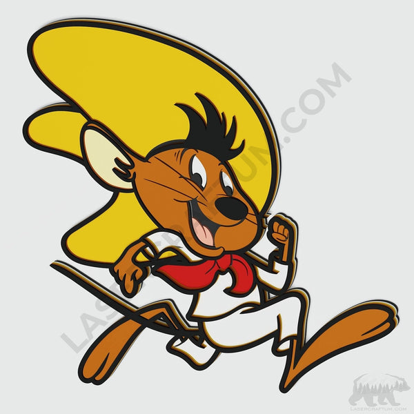 Speedy Gonzales Layered Design for cutting