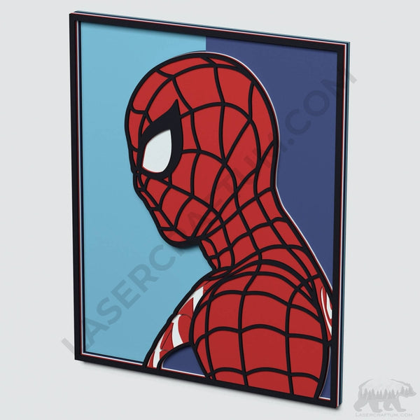 Spider-Man Layered Design for cutting