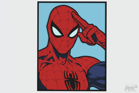 Spider-Man v2 Layered Design for cutting