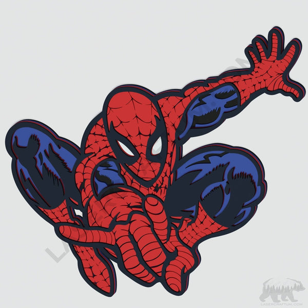 Spider-Man v3 Layered Design for cutting