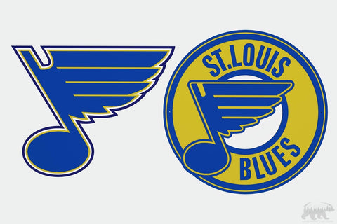 St. Louis Blues Layered Design for cutting