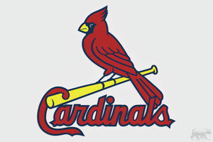 St. Louis Cardinals Logo Layered Design for cutting
