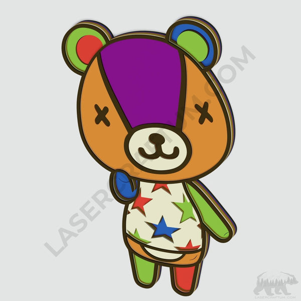 Stitches (Animal Crossing) Layered Design for cutting