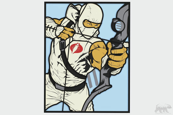 Storm Shadow Layered Design for cutting
