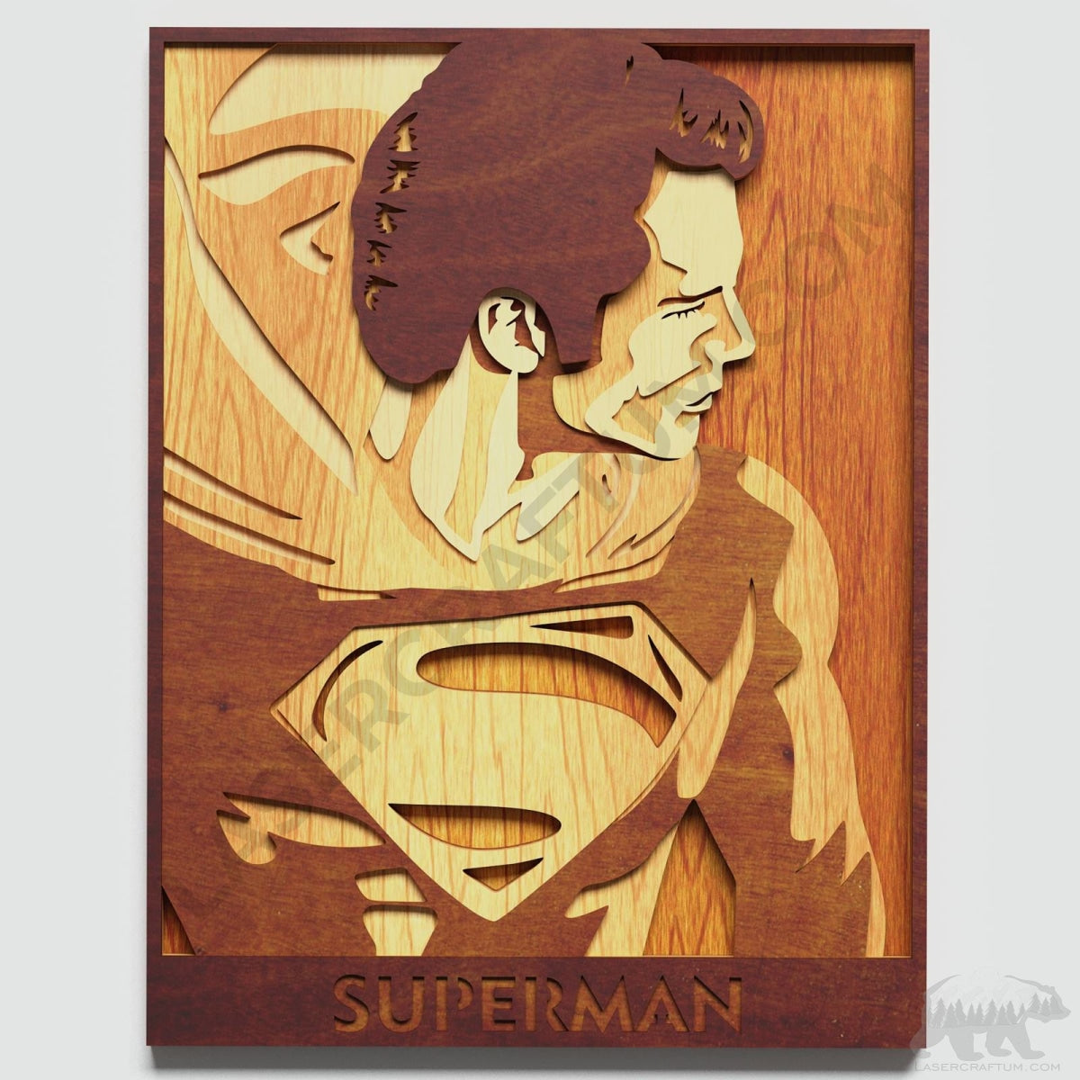 Superman Layered Design for cutting - LaserCraftum superman-layered-design-for-cutting-lasercraftum