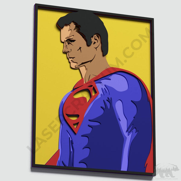 Superman v2 Layered Design for cutting