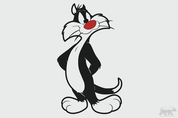 Sylvester the Cat Layered Design for cutting