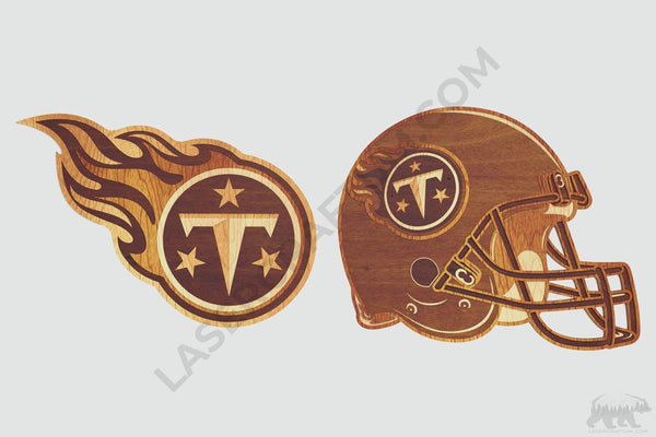 Tennessee Titans Layered Design for cutting