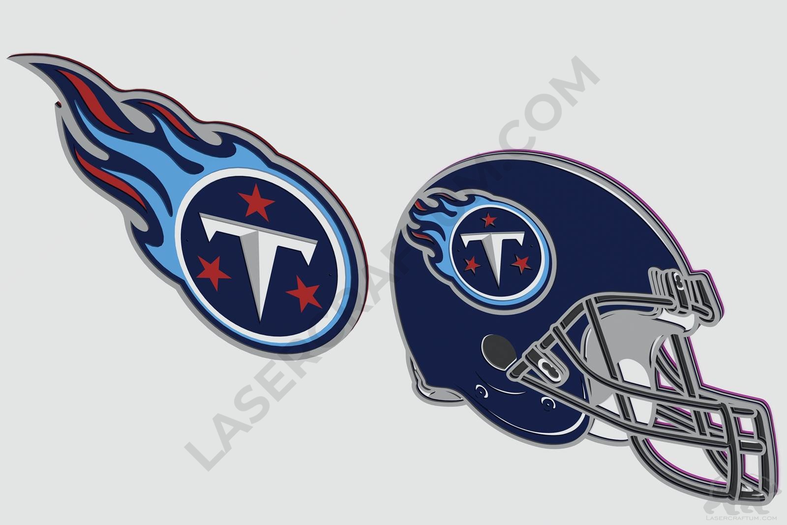 Tennessee Titans Layered Design for cutting Tennessee Titans Layered Design for cutting