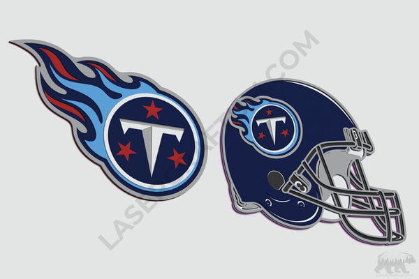 Tennessee Titans Layered Design for cutting