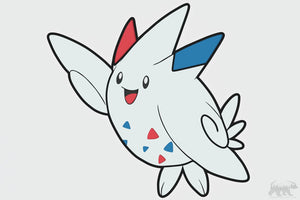 Togekiss Pokemon Layered Design for cutting
