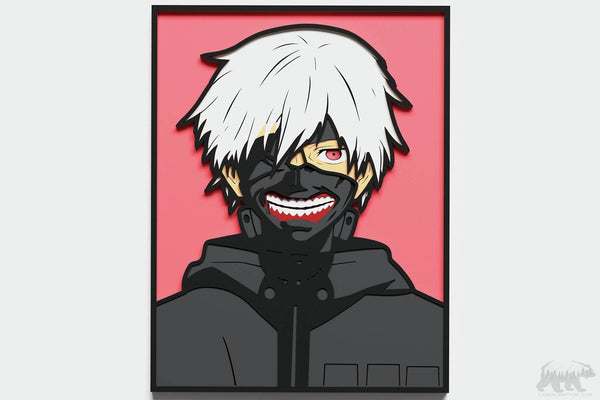 Tokyo Ghoul Layered Design for cutting