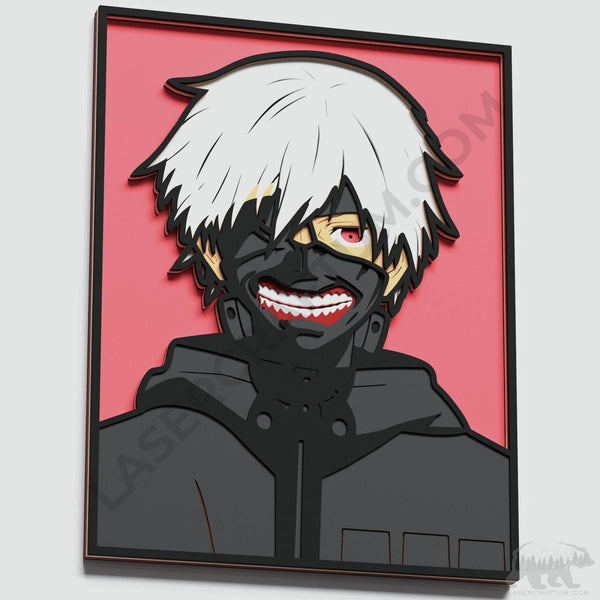 Tokyo Ghoul Layered Design for cutting