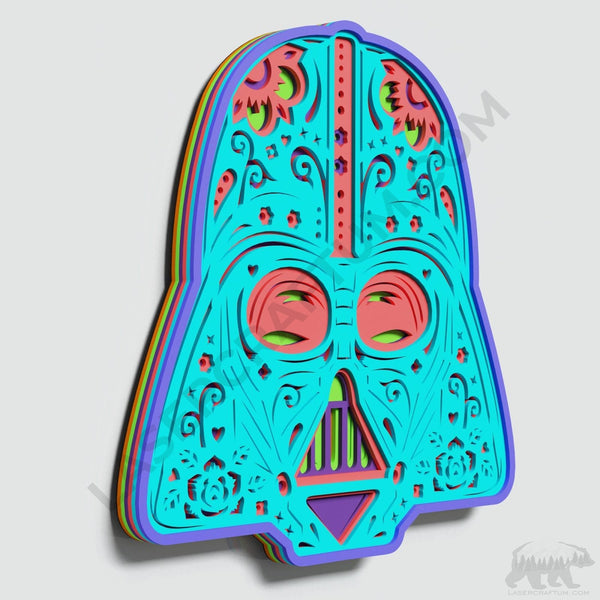 Vader Head Layered Design for cutting