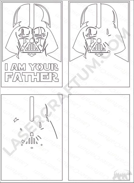 Vader Layered Design for cutting